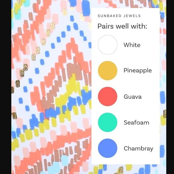 NWT La Blanca Banded Bikini Swimsuit Top in White/Sunbaked Jewels Size 10 - Picture 3 of 7